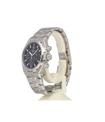Vacheron Constantin Overseas Chronograph  NEW VC SERVICE - box + extract | steel black 2006 chronograph