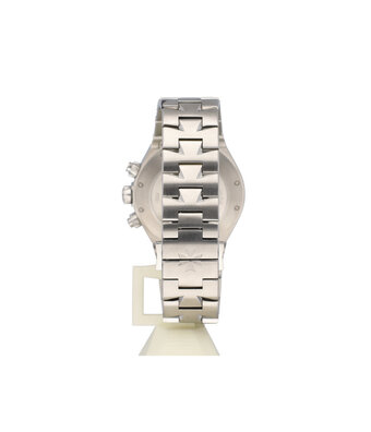 Vacheron Constantin Overseas Chronograph  NEW VC SERVICE - box + extract | steel black 2006 chronograph