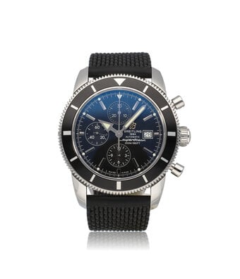 Breitling Superocean Heritage Chronograph 46 - 2019 B+P | steel black rubber