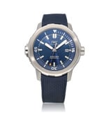 IWC Aquatimer Automatic 42 NEW IWC SERVICE - 2025 B+P | steel blue rubber