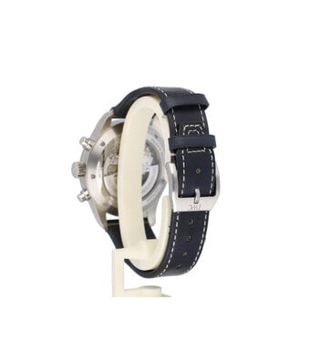 IWC Pilot's Watch Chronograph 43 - 2024 box + papers | steel blue day-date