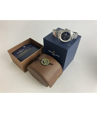 Breitling Premier B01 Chronograph 42 Steel black 2024 box + papers