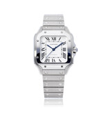Cartier Santos de Cartier   steel silver 2025 box + papers