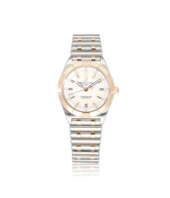Breitling Chronomat  32 steel rose gold MOP 2024 box + papers
