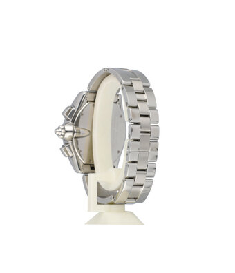 Cartier Roadster Chronograph Automatic 40 XL steel bracelet silver roman + box