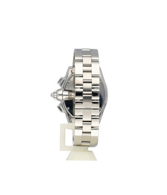 Cartier Roadster Chronograph Automatic 40 XL steel bracelet silver roman + box