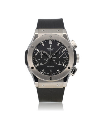 Hublot Classic Fusion Titanium black Chronograph 45 2013 box + papers | titanium