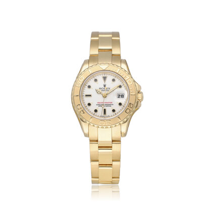 Yacht-master 29 NEW ROLEX SERVICE - 1997 B+P | yellow gold white