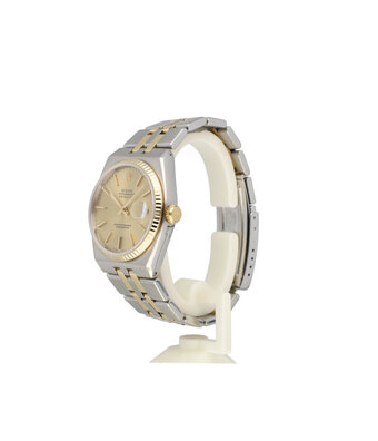 Rolex Datejust 36 Oysterquartz NEW ROLEX SERVICE - 1980 | steel - yellow gold champagne Jubilee