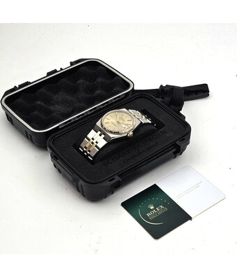 Rolex Datejust 36 Oysterquartz NEW ROLEX SERVICE - 1980 | steel - yellow gold champagne Jubilee