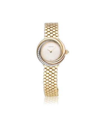 Cartier Trinity   NEW CARTIER SERVICE - 2001 B+P | gold tri-color diamond