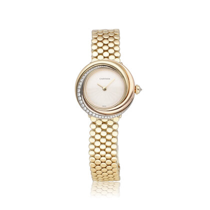 Trinity   NEW CARTIER SERVICE - 2001 B+P | gold tri-color diamond