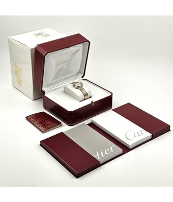 Cartier Trinity   NEW CARTIER SERVICE - 2001 B+P | gold tri-color diamond
