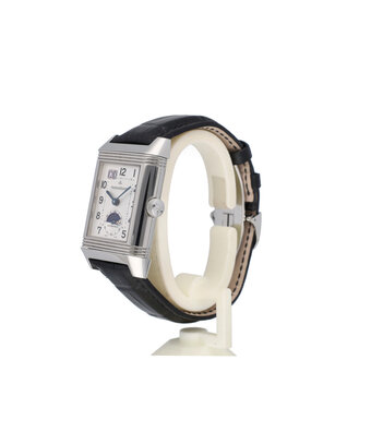 Jaeger-LeCoultre Reverso Grande Automatique  NEW JLC STRAP - 2007 - B+P | steel silver | ref. 240.8.72 |