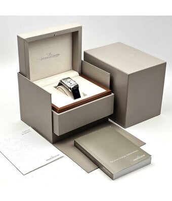 Jaeger-LeCoultre Reverso Grande Automatique  NEW JLC STRAP - 2007 - B+P | steel silver | ref. 240.8.72 |