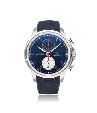 IWC Portugieser Yacht Club Orlebar Brown 45 - 2021 box + papers | blue rubber