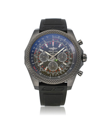 Breitling Bentley B06 Midnight Carbon 49 steel black rubber 2016 B+P | NEW BREITLING SERVICE
