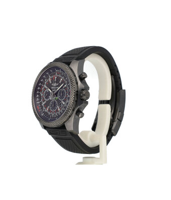Breitling Bentley B06 Midnight Carbon 49 steel black rubber 2016 B+P | NEW BREITLING SERVICE