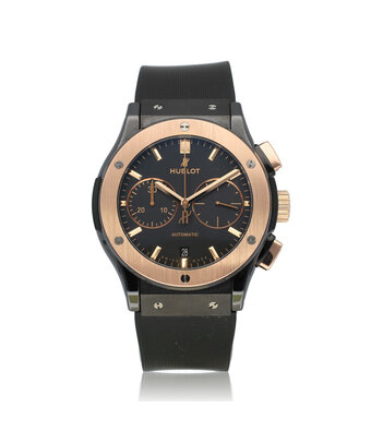 Hublot Classic Fusion Chronograph King Gold 45 - 2020 box + papers | ceramic king gold