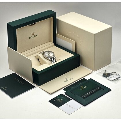 Datejust 36 NEW ROLEX SERVICE - 2022 B+P | steel silver Jubilee