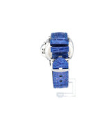 Panerai Luminor Due Luna 38 steel alligator strap blue 2024 box + papers
