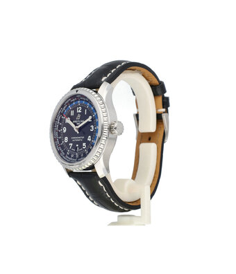 Breitling Navitimer Automatic Unitime 41 - box + papers | steel black alligator