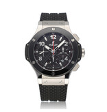 Hublot Big Bang Chronograph Steel Ceramic 44 steel black ceramic rubber red