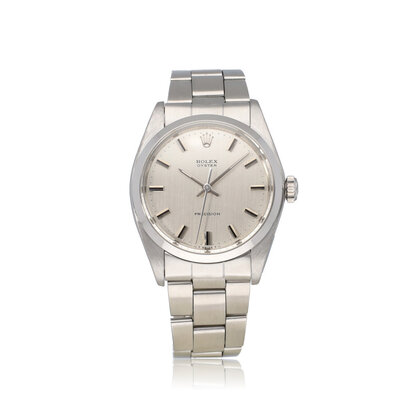 Oyster Perpetual Osyter Precision NEW ROLEX SERVICE - 1971 box + papers | steel domed