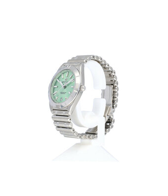 Breitling Chronomat  32 green - mint diamond rouleaux 2024 box + papers