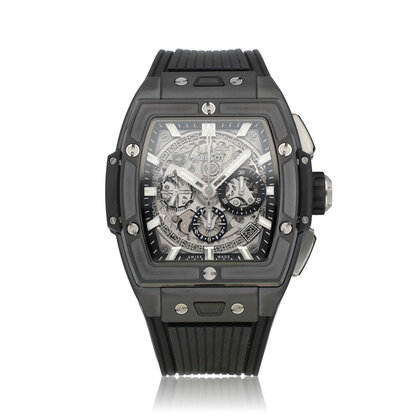 Spirit of Big Bang Ceramic Chronograph 42 ceramic Skeleton rubber strap 2025 B+P