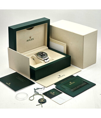 Rolex Submariner Date 41 NEW ROLEX SERVICE - 2023 B+P | steel Green - Kermit - Cermit - Starbuck