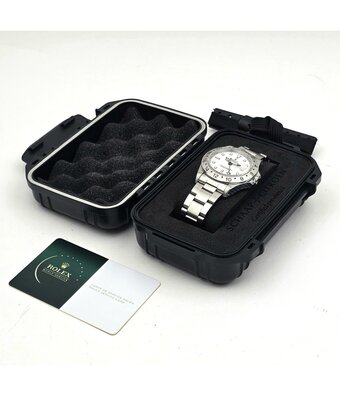 Rolex Explorer II  40 NEW ROLEX SERVICE - T-serial - 1996 | steel white Polar Oyster