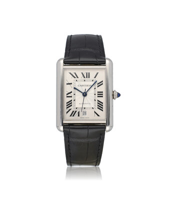 Cartier Tank Must XL steel silver 2024 box + papers