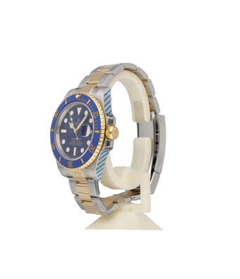 Rolex Submariner Date 40 2018 box + papers | steel - yellow gold blue - bluesy - sunburst cerami
