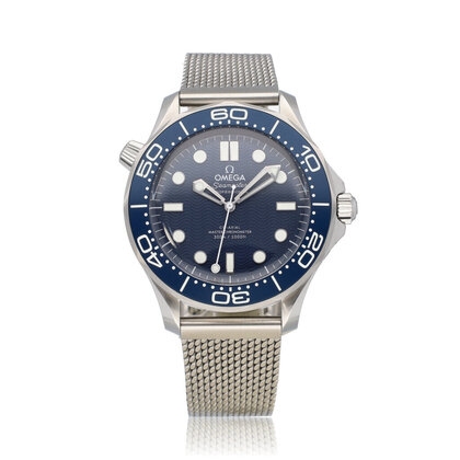 Seamaster Diver 300M 42 James Bond - 2024 + papers | steel blue mesh