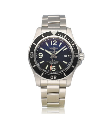 Breitling Superocean Automatic 44 -  2019 box + papers | steel black