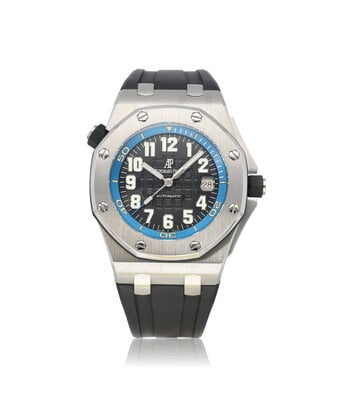 Audemars Piguet Royal Oak Offshore Scuba 42 steel blue rubber boutique limited edition - 2007