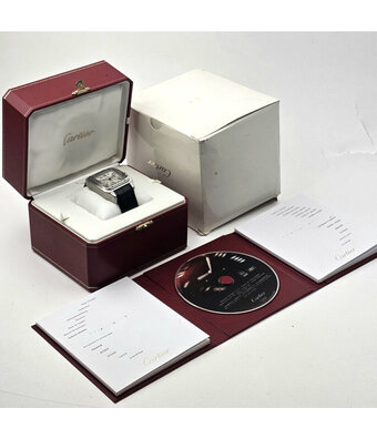 Cartier Santos 100  XL NEW CARTIER STRAP - 2010 B+P | XL steel | ref. 2740