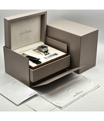 Jaeger-LeCoultre Master Compressor Diving GMT 39 - 2008 box + papers | titanium black bracelet limited