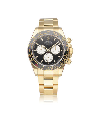 Rolex Daytona  40 STOCK - Le Mans - 2024 B+P | yellow gold - black - white Oyster