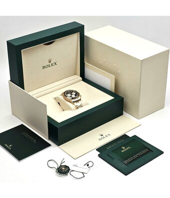 Rolex Daytona  40 STOCK - Le Mans - 2024 B+P | yellow gold - black - white Oyster