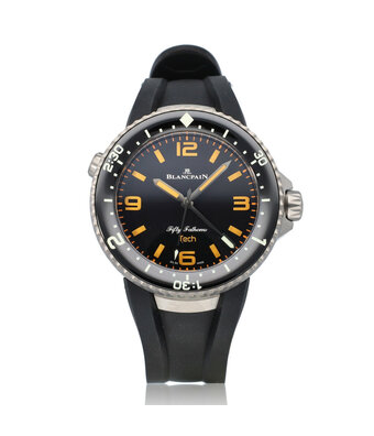 Blancpain Fifty Fathoms 70th Anniversary Tech Gombessa 47 2025 B+P | Tech Gombessa - titanium rubber