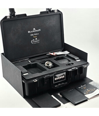 Blancpain Fifty Fathoms 70th Anniversary Tech Gombessa 47 2025 B+P | Tech Gombessa - titanium rubber