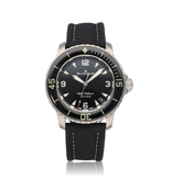 Blancpain Fifty Fathoms  42 - 2025 box + papers | titanium black