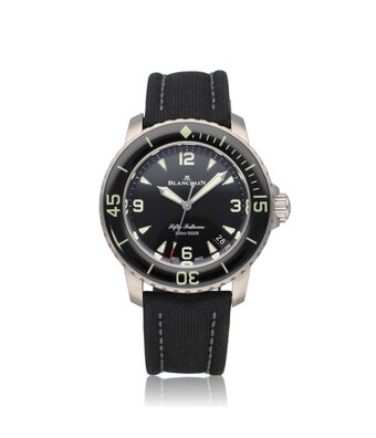 Blancpain Fifty Fathoms  42 - 2025 box + papers | titanium black