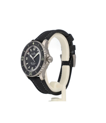 Blancpain Fifty Fathoms  42 - 2025 box + papers | titanium black