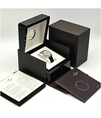 Patek Philippe Complications Annual Calendar Advanced Research  - 2006 box + papers | white gold silver l