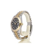 Rolex Datejust 41 NEW ROLEX SERVICE - 2020 B+P | steel - yellow gold black domed Jubilee