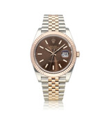 Rolex Datejust 41 2023 box + papers | steel - rose gold choco Jubilee