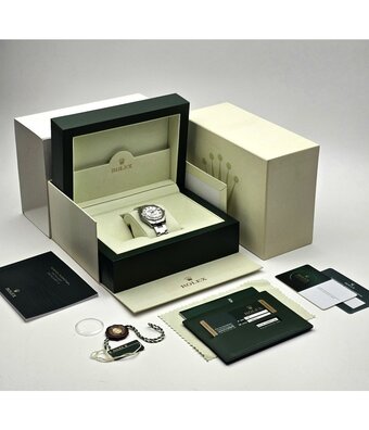 Rolex Datejust 31 NEW ROLEX SERVICE - 2013 B+P | steel - white gold white roman Oyster